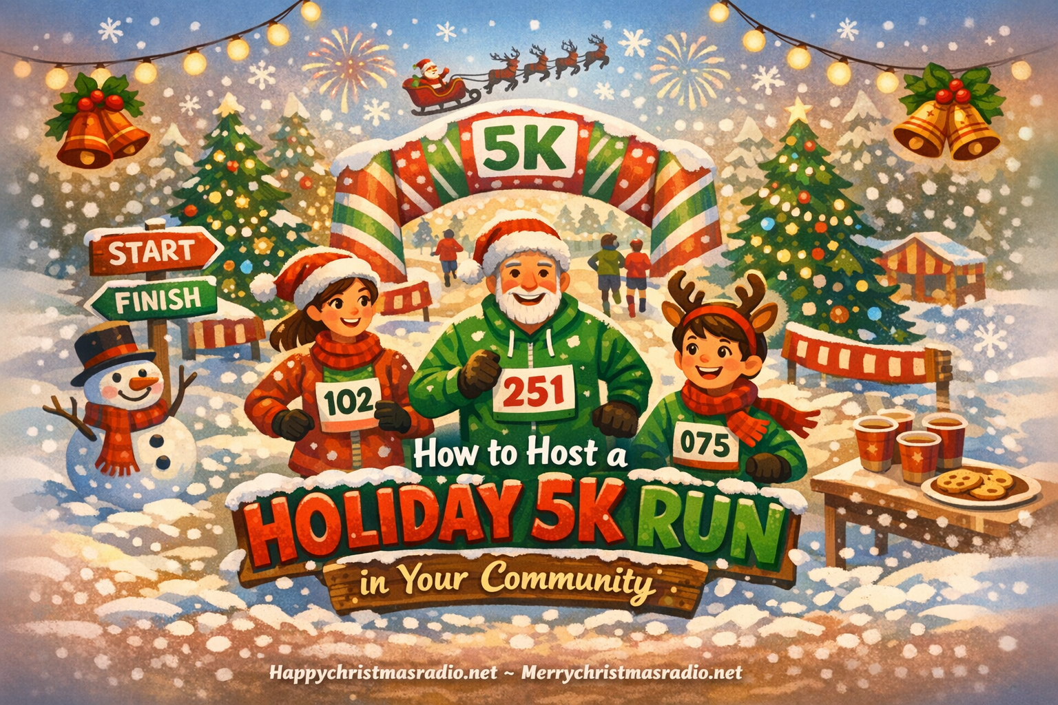How to Host a Holiday 5K Run in Your Community