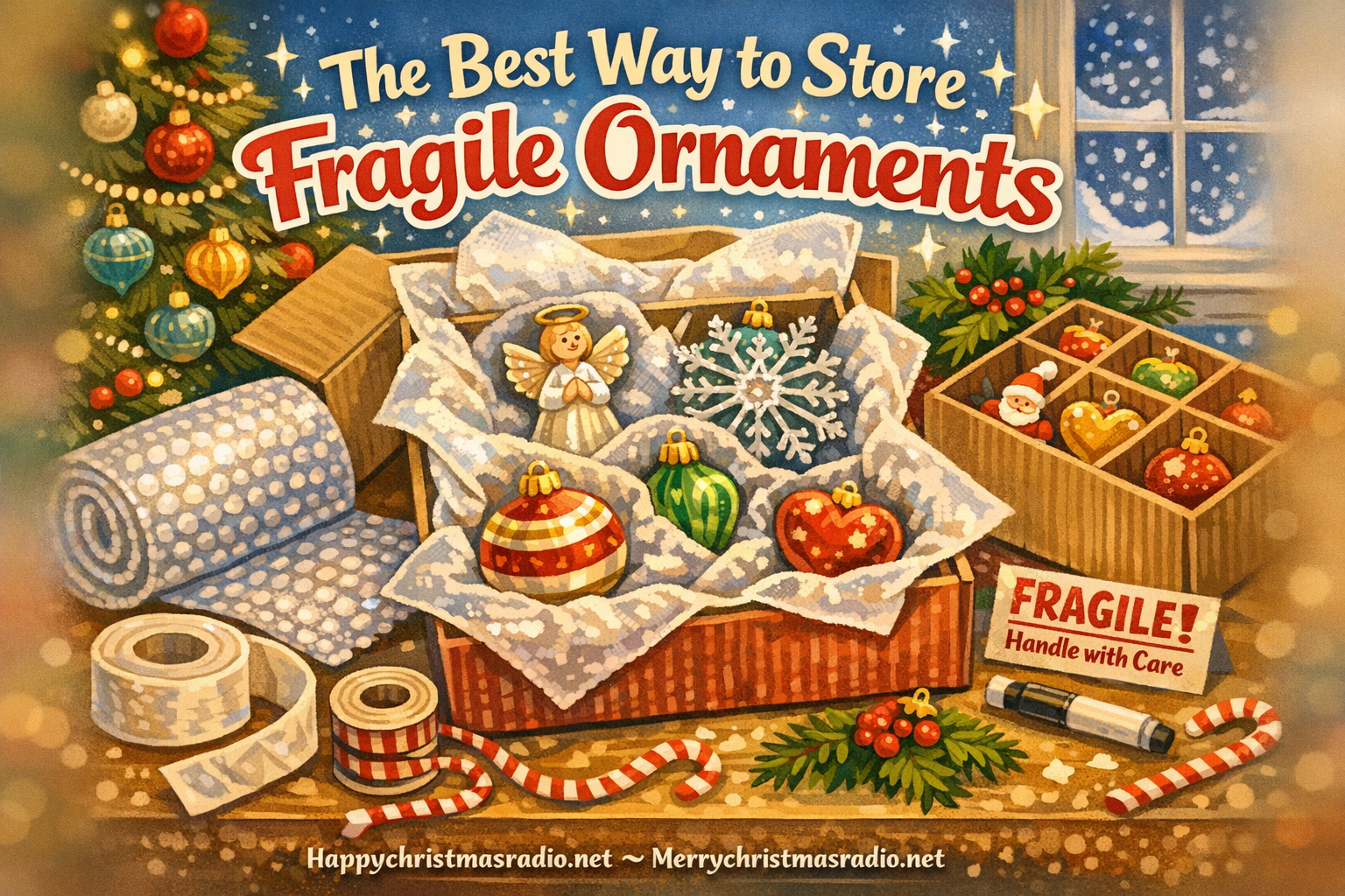 The Best Way to Store Fragile Ornaments