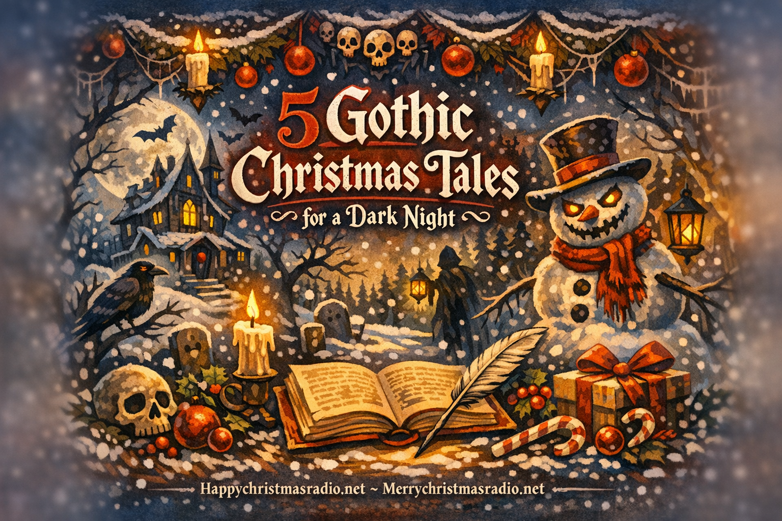5 Gothic Christmas Tales for a Dark Night