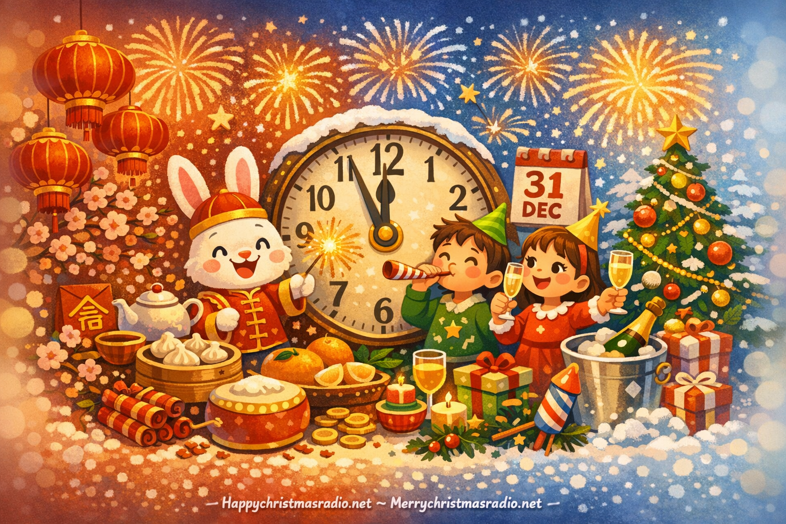 How to Celebrate Lunar and Gregorian New Year’s Eve