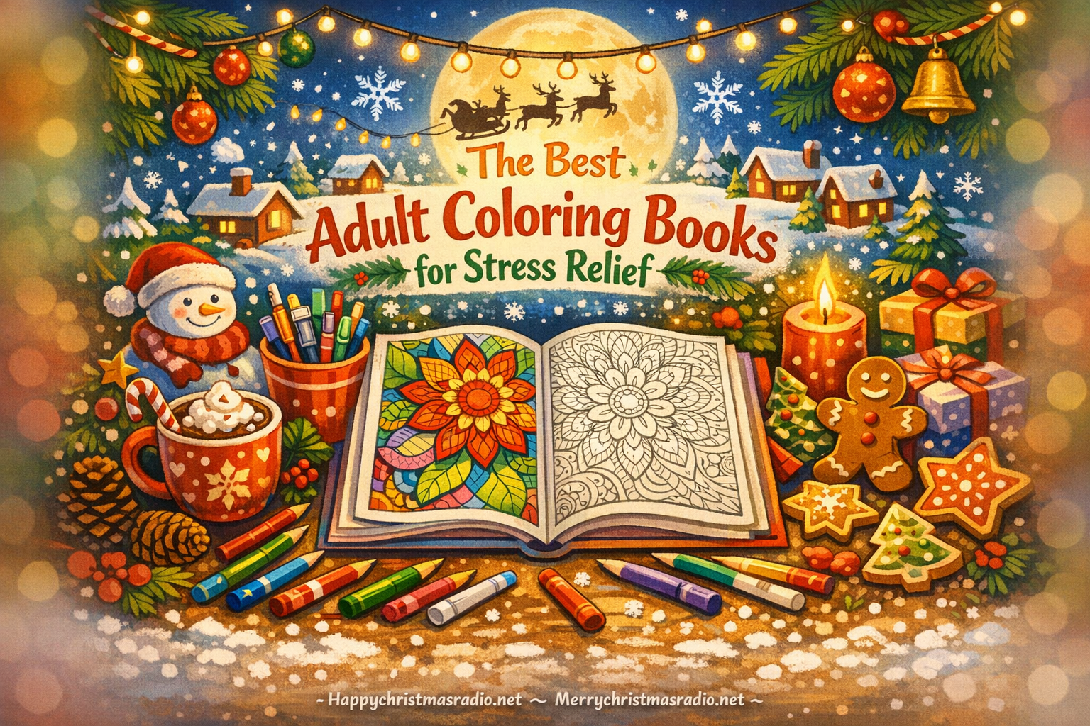 The Best Adult Coloring Books for Stress Relief