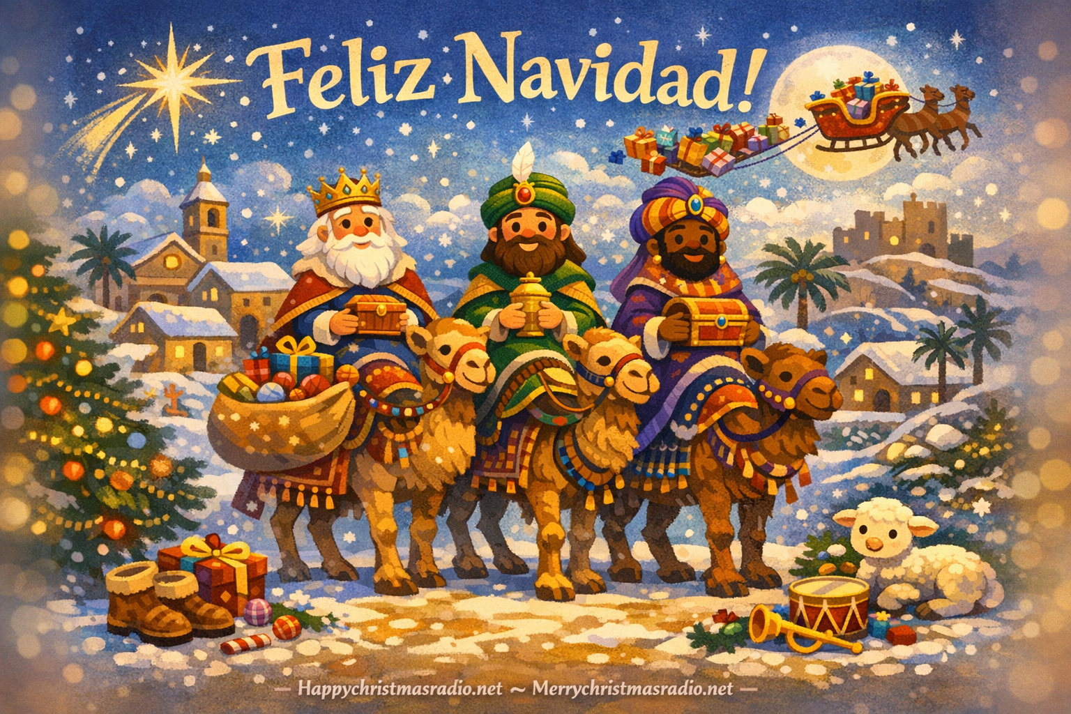 How 'Los Trays Reyes Magos' Deliver Gifts in Spain