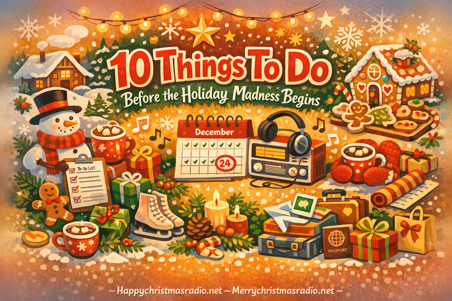 10 Things to Do Before the Holiday Madness Begins