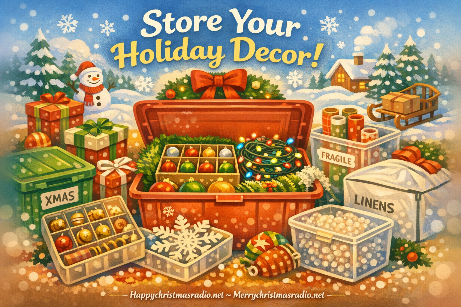 Best Way to Store Holiday Decor