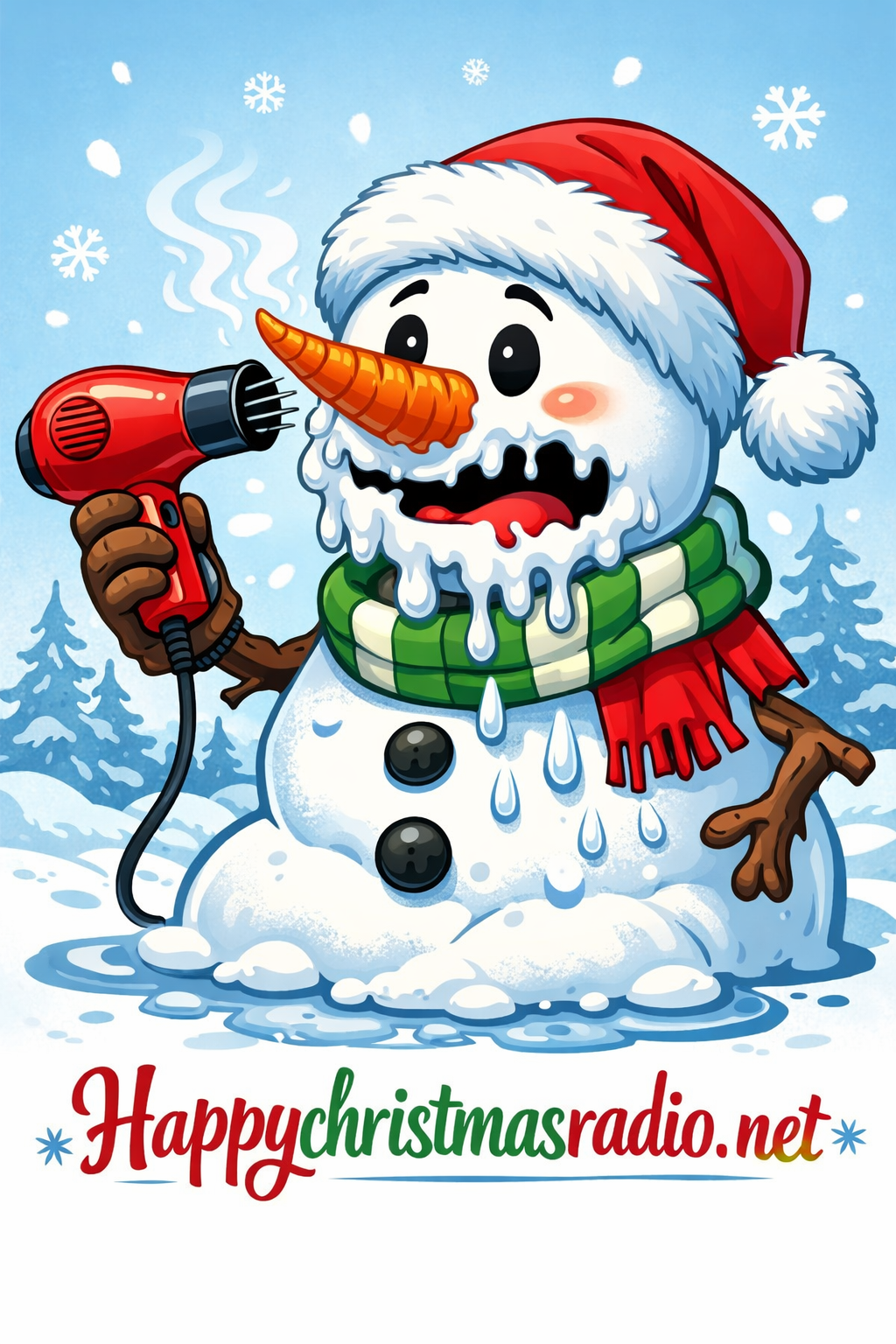 Melting snowman